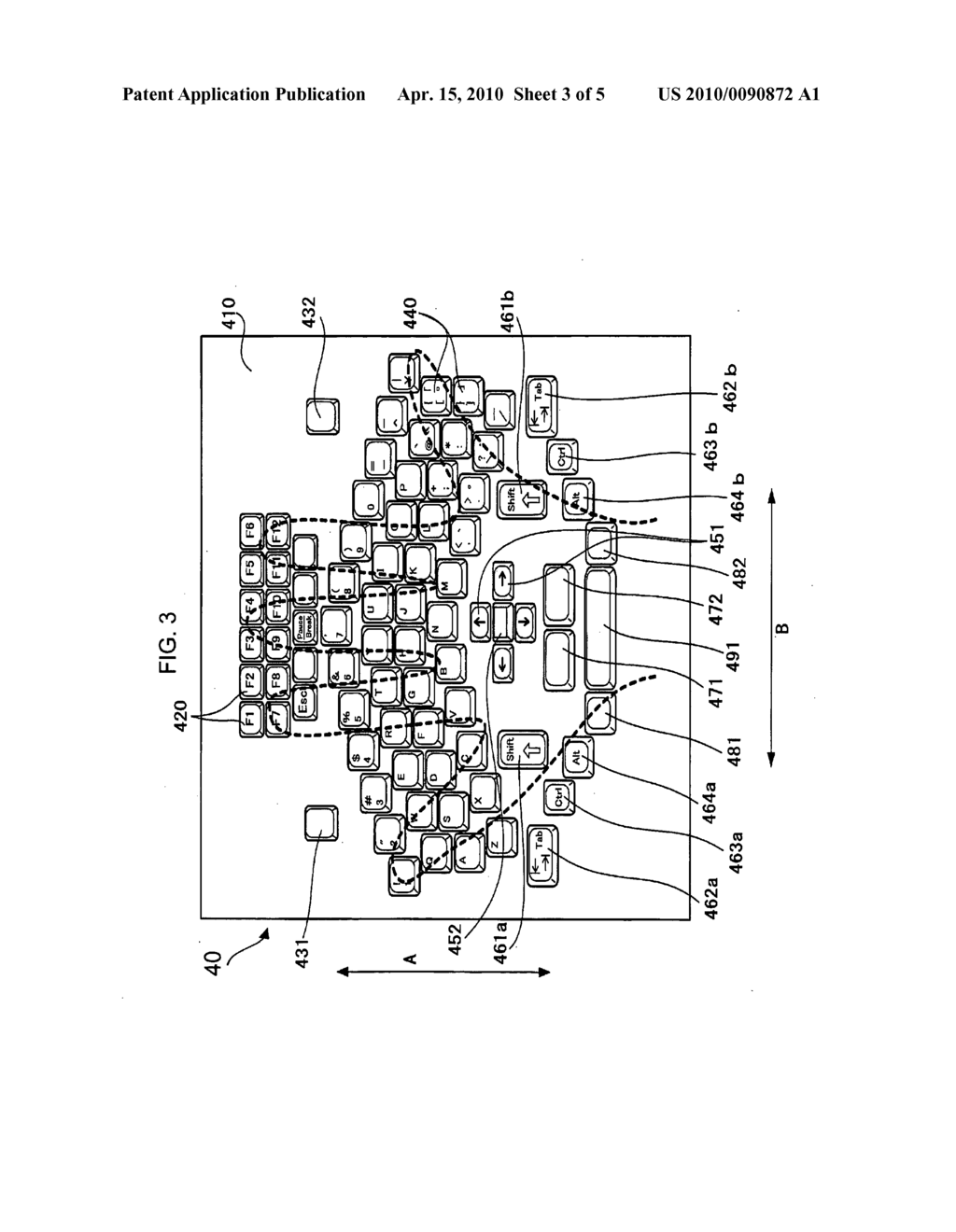 Keyboard and information processing device - diagram, schematic, and image 04