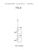 Analog sampling apparatus for liquid crystal display diagram and image