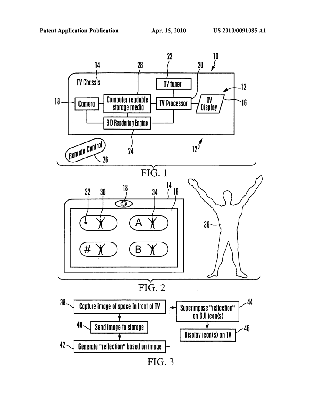 AUGMENTING TV MENU ICON WITH IMAGES IN FRONT OF TV - diagram, schematic, and image 02