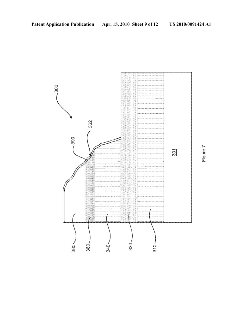 METHOD FOR REDUCING SIDEWALL ETCH RESIDUE - diagram, schematic, and image 10