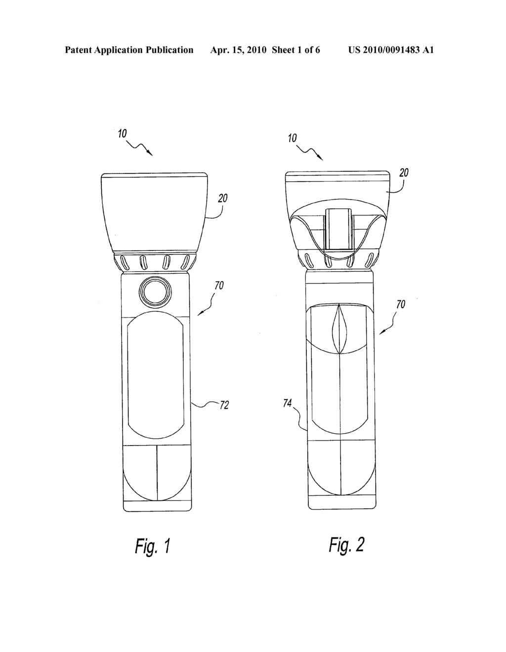 FLASHLIGHT WITH INTEGRATED CLAMP HANDLE - diagram, schematic, and image 02