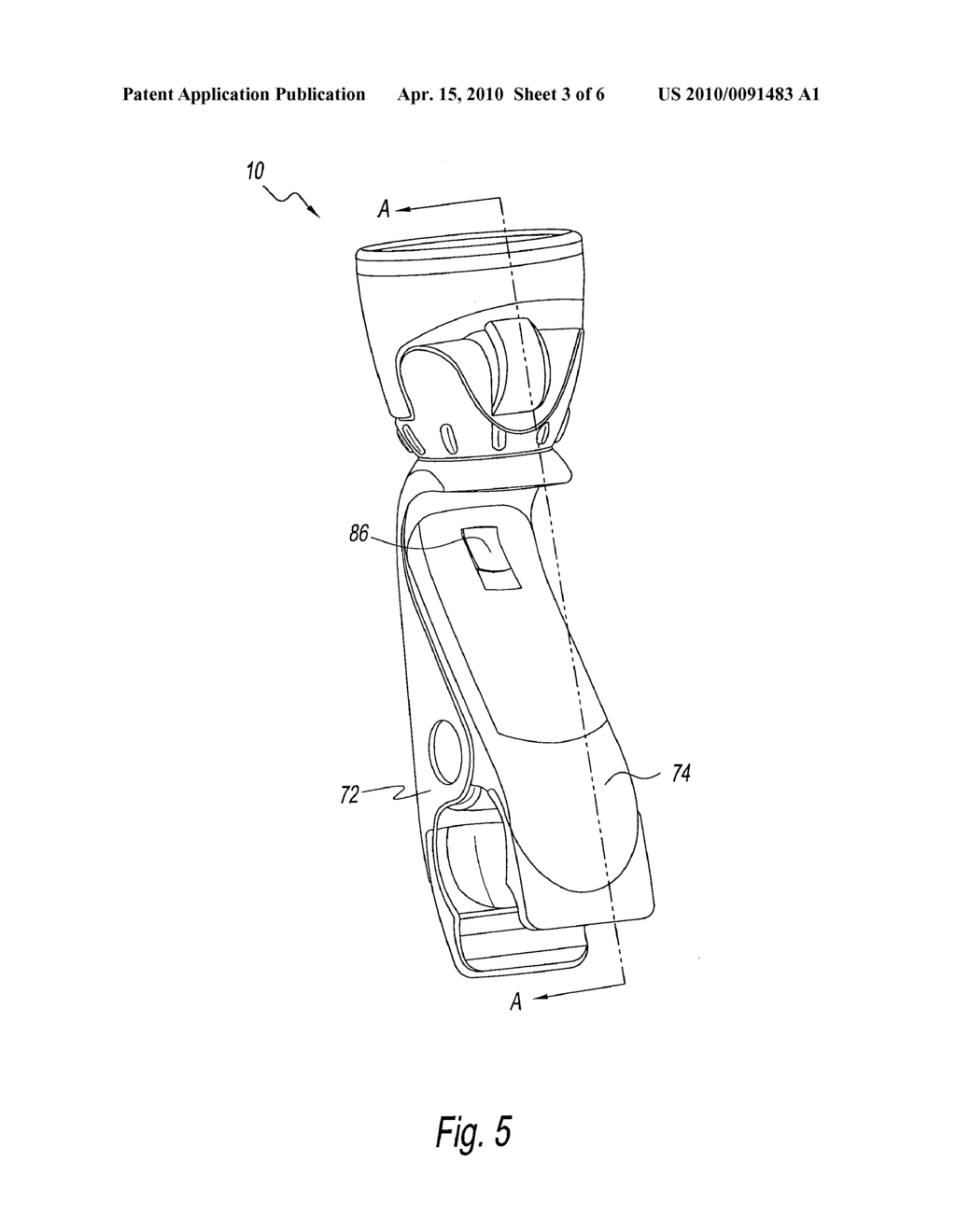 FLASHLIGHT WITH INTEGRATED CLAMP HANDLE - diagram, schematic, and image 04