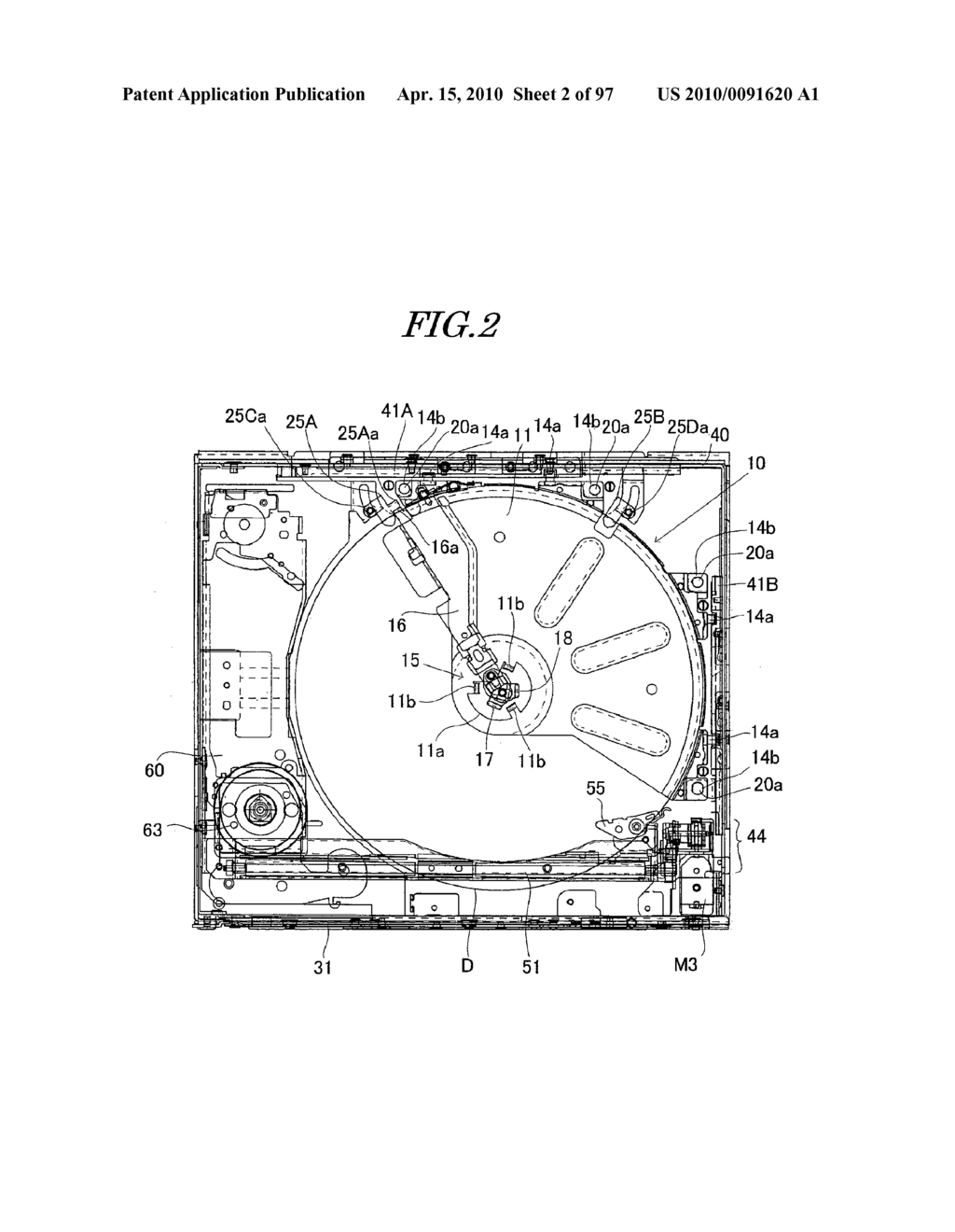 DISK DRIVE, DISK FEEDING DEVICE, AND DISK LOADING MECHANISM - diagram, schematic, and image 03