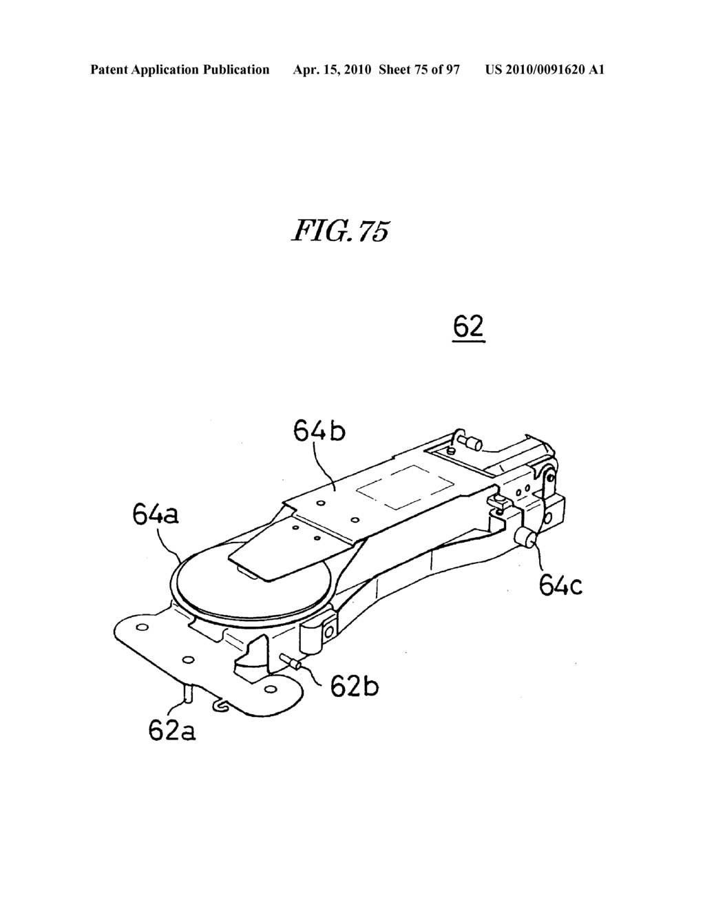 DISK DRIVE, DISK FEEDING DEVICE, AND DISK LOADING MECHANISM - diagram, schematic, and image 76