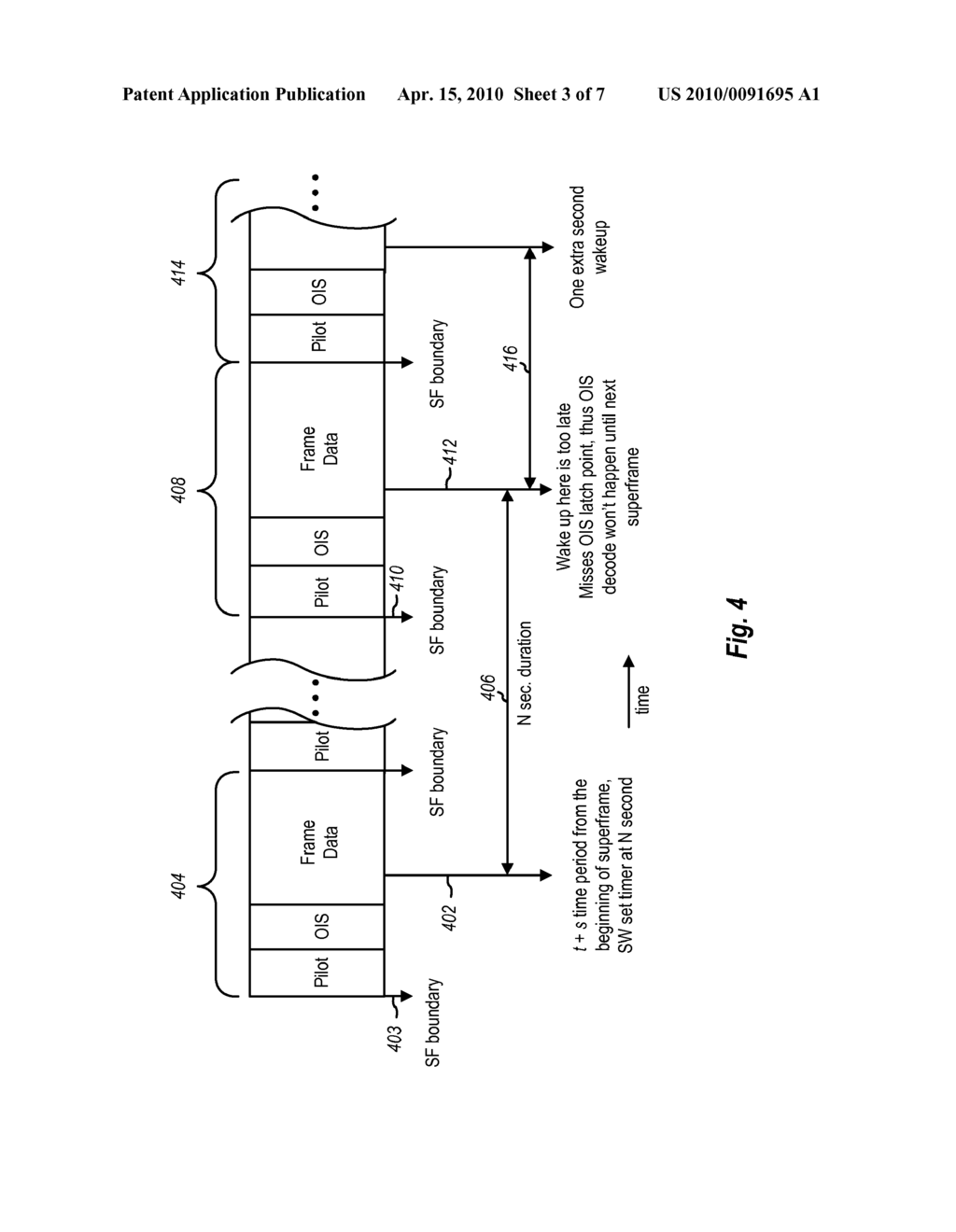 METHOD AND APPARATUS FOR OPTIMIZING IDLE MODE STAND-BY TIME IN A MULTICAST SYSTEM - diagram, schematic, and image 04