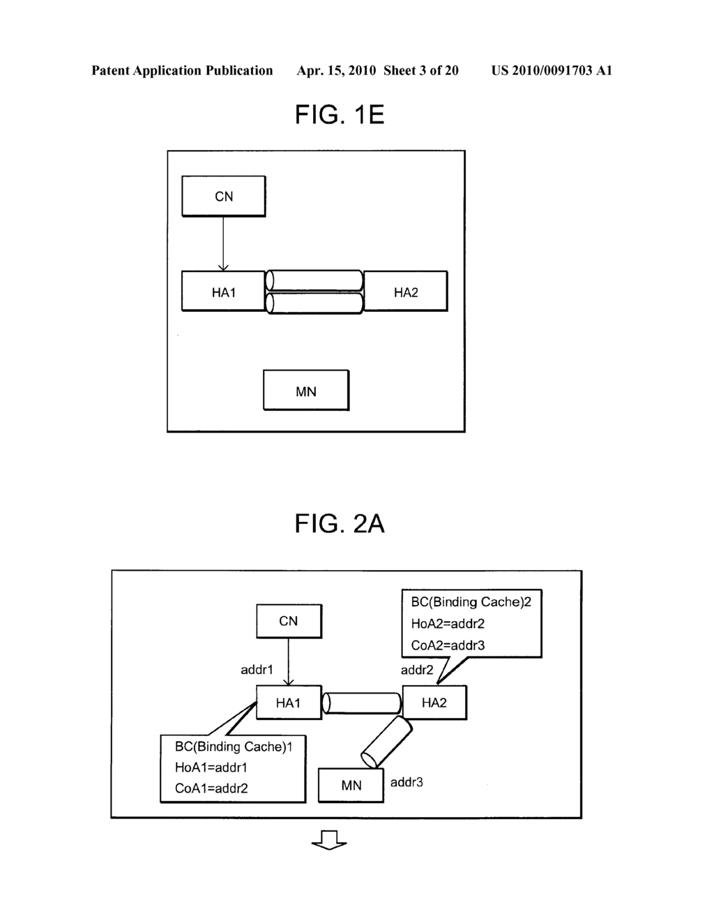 BINDING UPDATE METHOD, MOBILE TERMINAL, HOME AGENT, AND BINDING UPDATE SYSTEM - diagram, schematic, and image 04