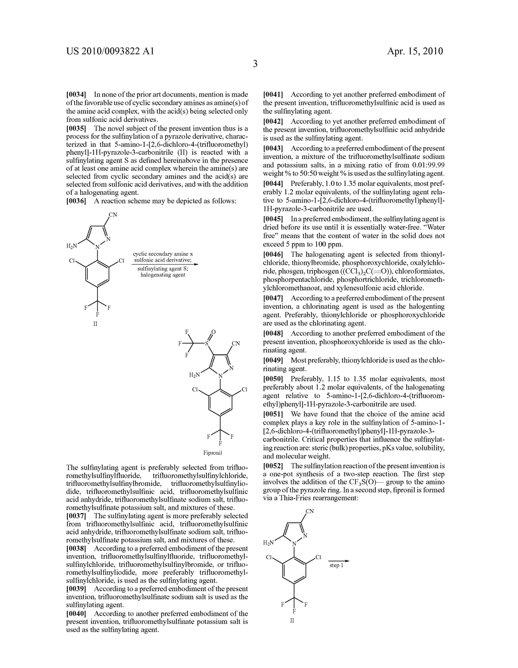 Process for the Sulfinylation of a Pyrazole Derivative - diagram, schematic, and image 04