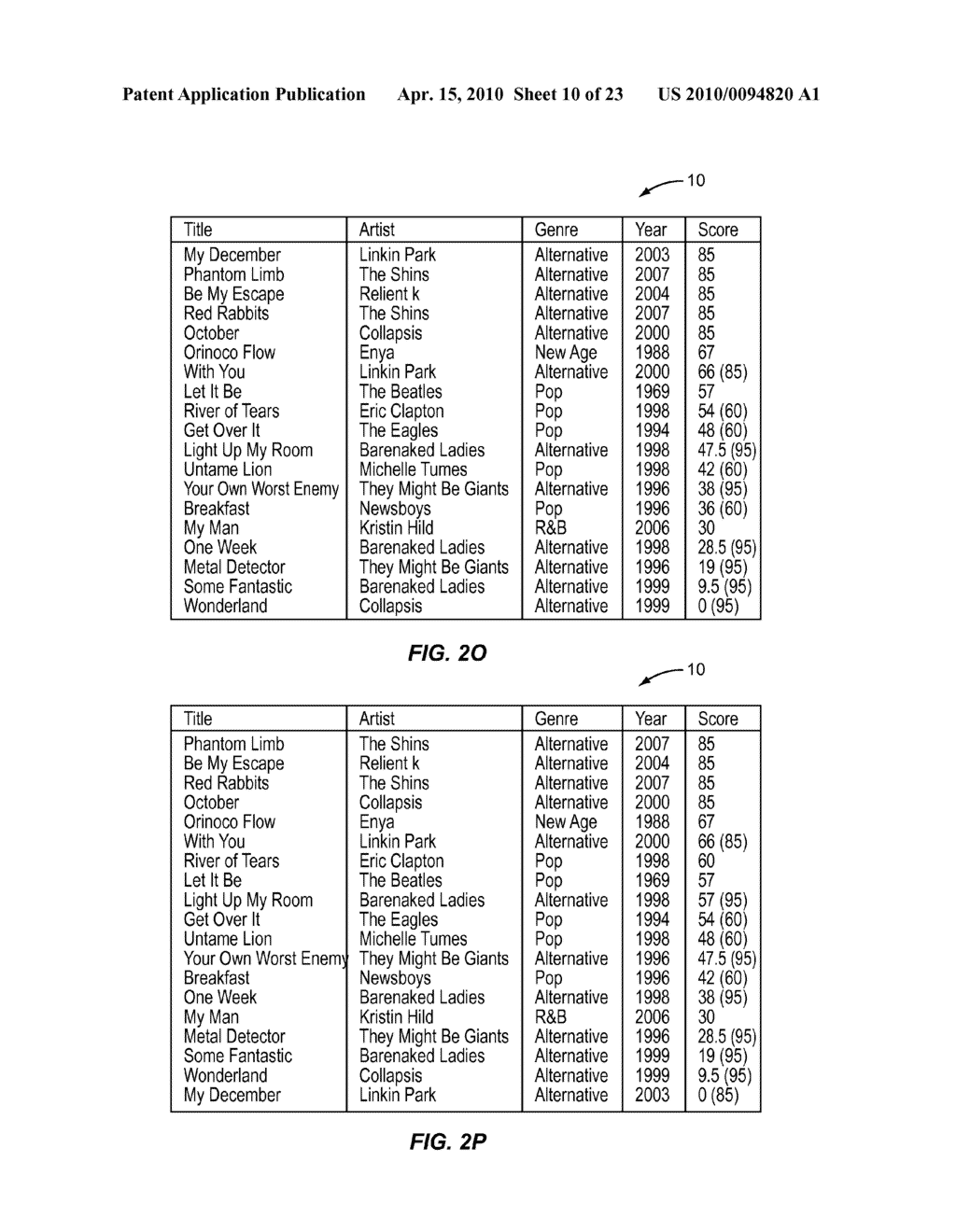 METHOD FOR AFFECTING THE SCORE AND PLACEMENT OF MEDIA ITEMS IN A LOCKED-TO-TOP PLAYLIST - diagram, schematic, and image 11