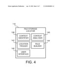 System and method for determining a file save location diagram and image