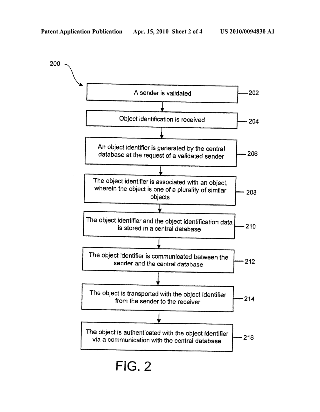 METHOD AND SYSTEM FOR DETECTION OF COUNTERFEIT GOODS USING MODIFIED STANDARD MARKING PROTOCOLS - diagram, schematic, and image 03