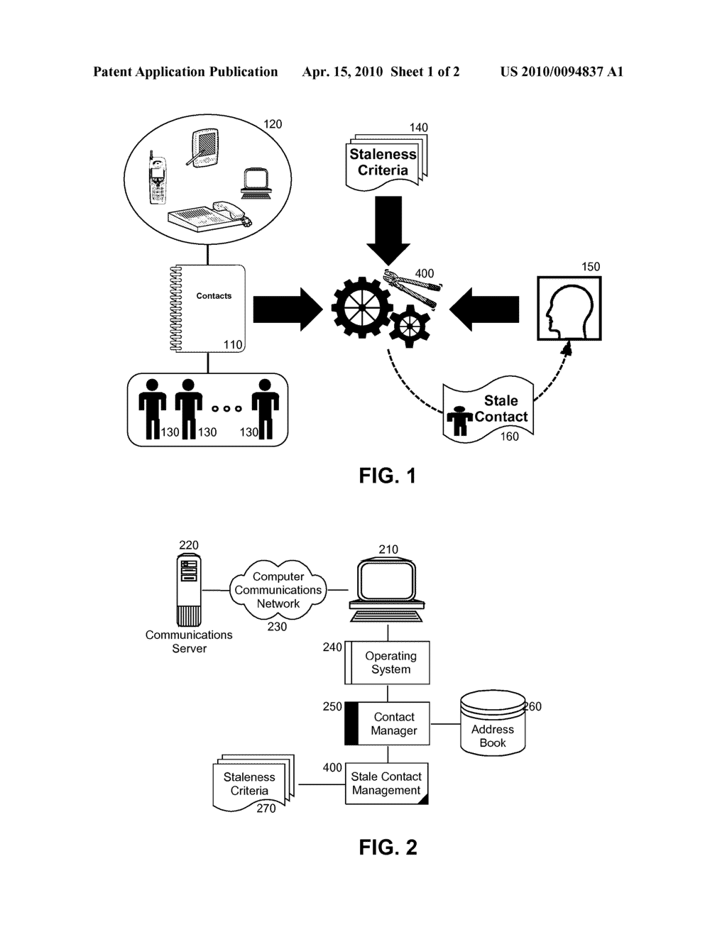 RELATIONSHIP MANAGEMENT FOR CONTACT STALENESS - diagram, schematic, and image 02