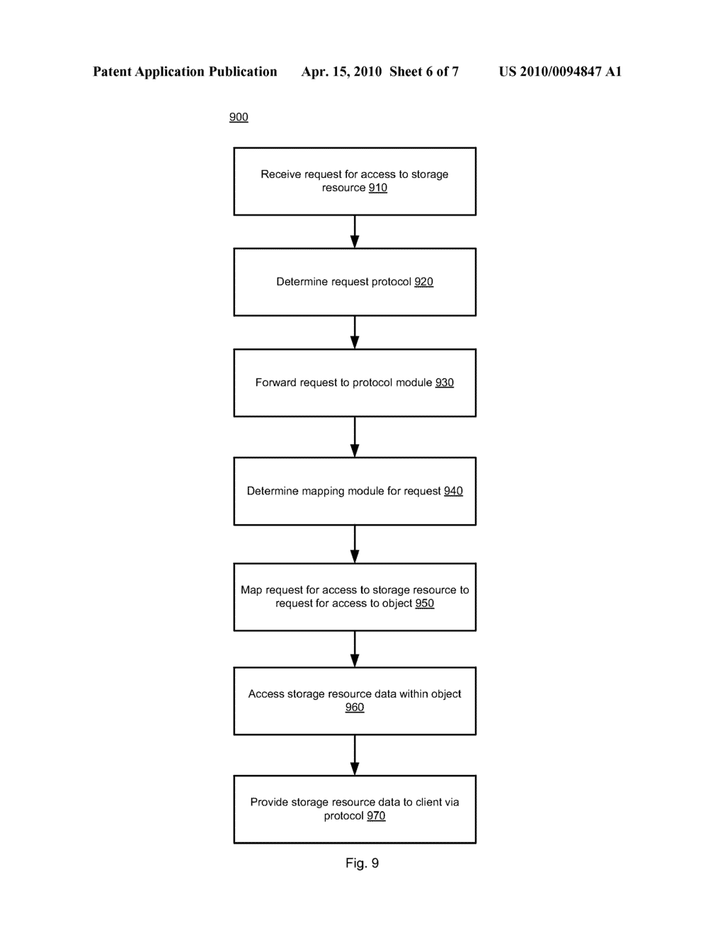 METHOD AND APPARATUS FOR MULTIPLE-PROTOCOL ACCESS TO OBJECT-BASED STORAGE - diagram, schematic, and image 07