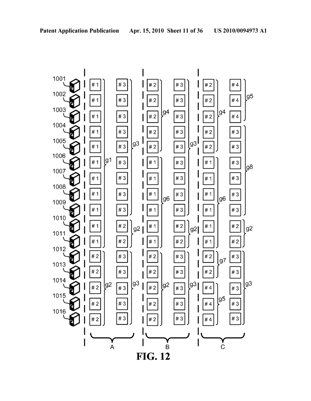 Random server selection for retrieving fragments under changing network conditions - diagram, schematic, and image 12