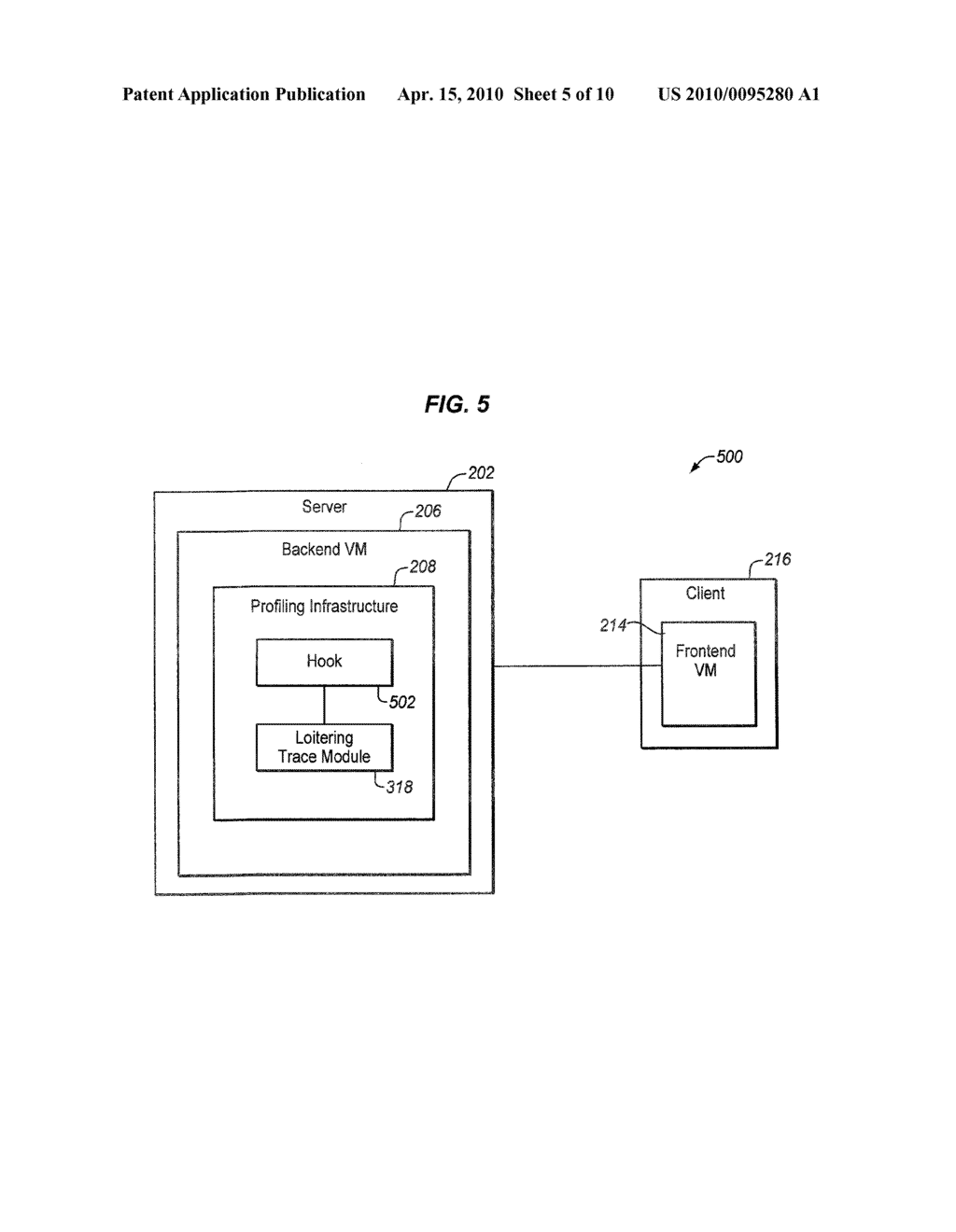 METHOD AND SYSTEM FOR PROVIDING LOITERING TRACE IN VIRTUAL MACHINES - diagram, schematic, and image 06