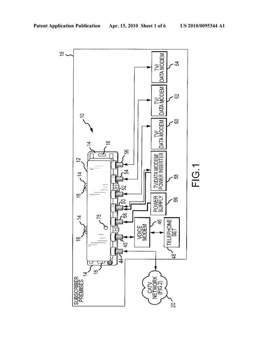 Ingress Noise Inhibiting Network Interface Device and Method for Cable Television Networks - diagram, schematic, and image 02