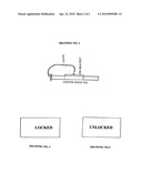 Locking door hinge for outside doors diagram and image