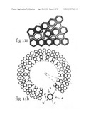 Novel method of construction using a geodesic honeycomb skeleton diagram and image