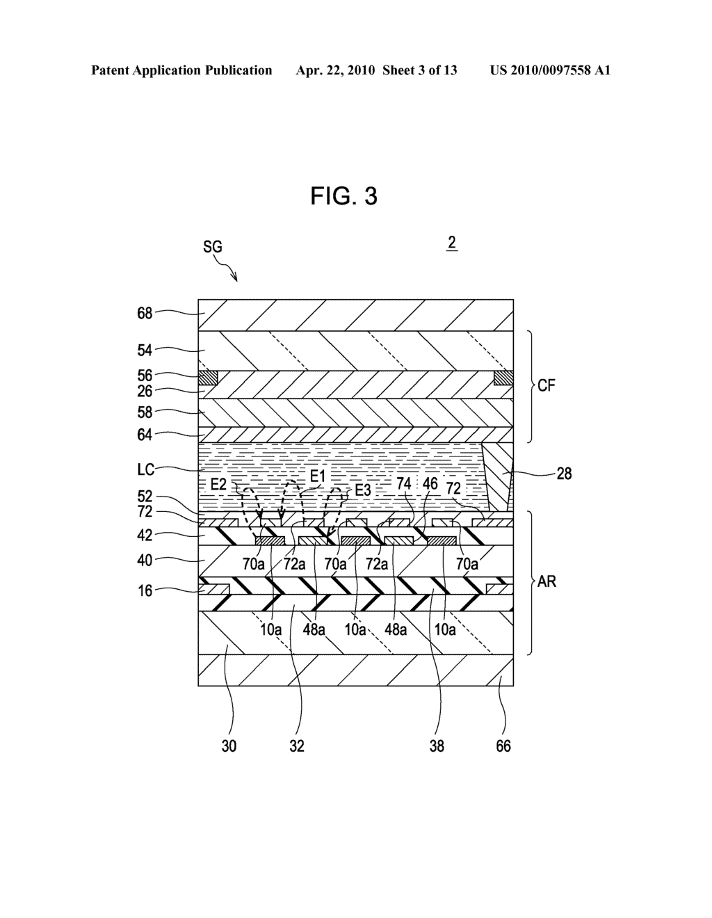 CRYSTAL DISPLAY AND ELECTRONIC APPARATUS - diagram, schematic, and image 04