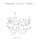 Eyewear holder diagram and image