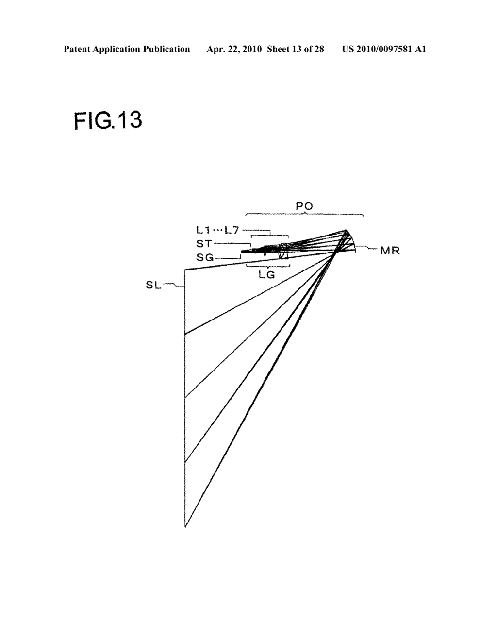 PROJECTION OPTICAL SYSTEM - diagram, schematic, and image 14