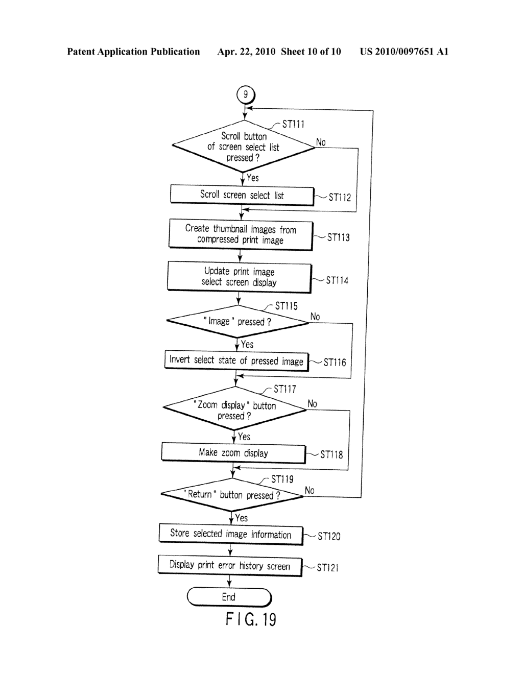 PRINTER AND PRINTING METHOD - diagram, schematic, and image 11