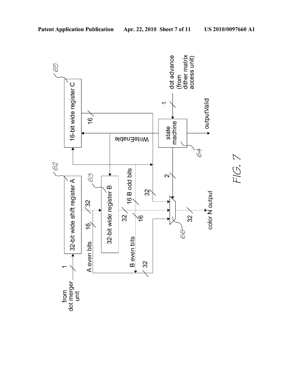 Print Engine Controller Utilizing On And Off Chip Memory For Dot Data Formatting - diagram, schematic, and image 08