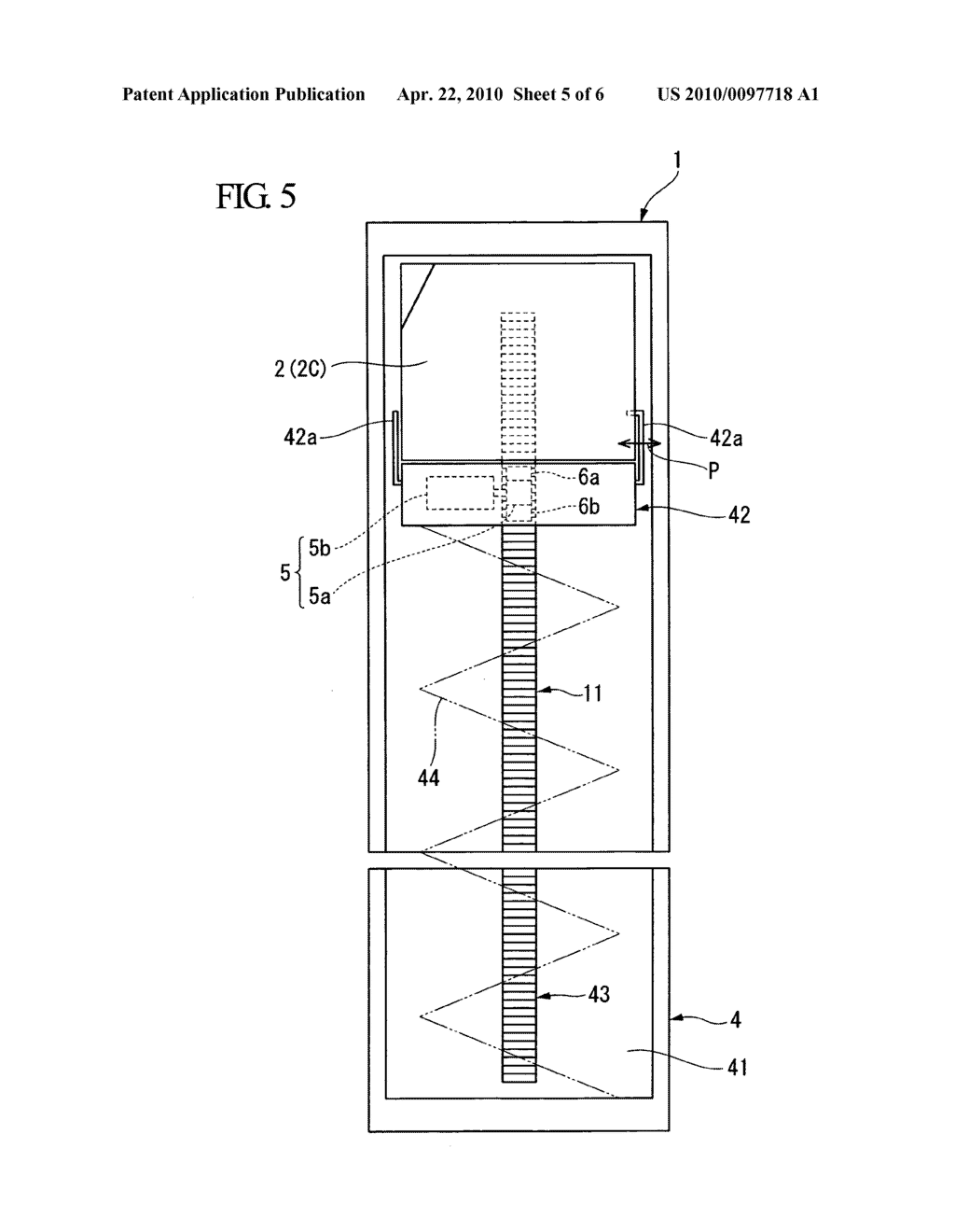 Library device and cartridge carrying method - diagram, schematic, and image 06