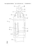 DISCHARGE TUBE, FERRULE, LIGHTING DEVICE, DISPLAY DEVICE AND TELEVISION RECEIVER diagram and image