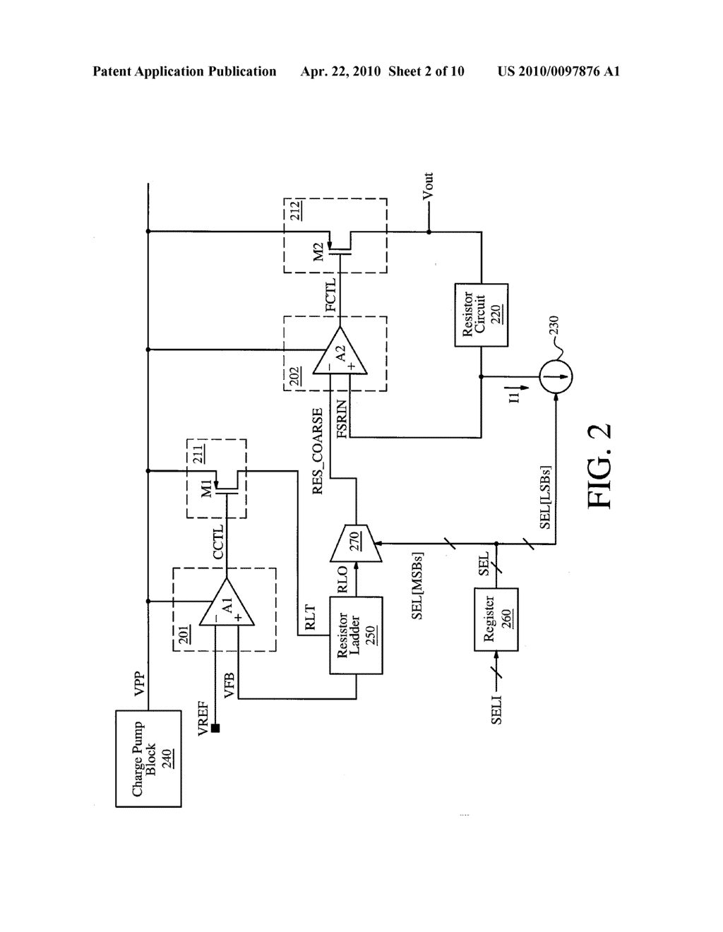 APPARATUS AND METHOD FOR GENERATING WIDE-RANGE REGULATED SUPPLY VOLTAGES FOR A FLASH MEMORY - diagram, schematic, and image 03