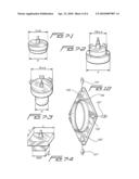 TIME PIECE WITH LED LIGHT MEANS diagram and image