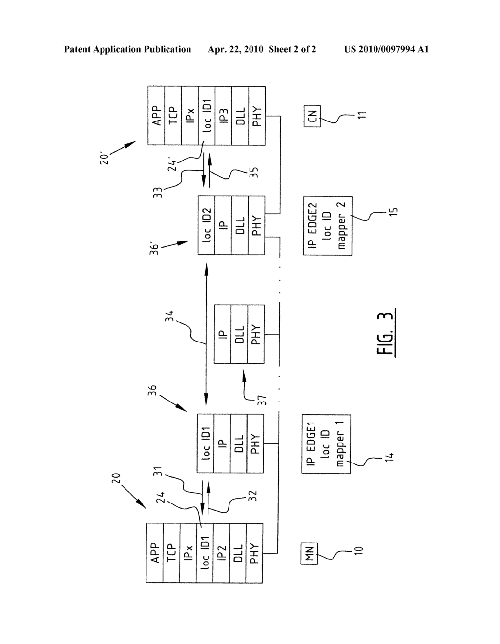 SYSTEM AND METHOD FOR MOBILE IP - diagram, schematic, and image 03