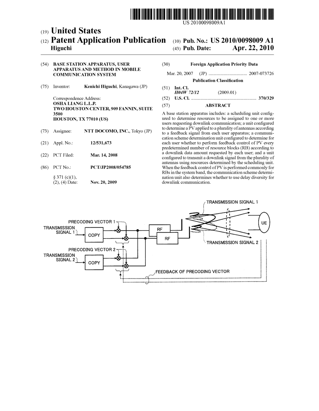 BASE STATION APPARATUS, USER APPARATUS AND METHOD IN MOBILE COMMUNICATION SYSTEM - diagram, schematic, and image 01