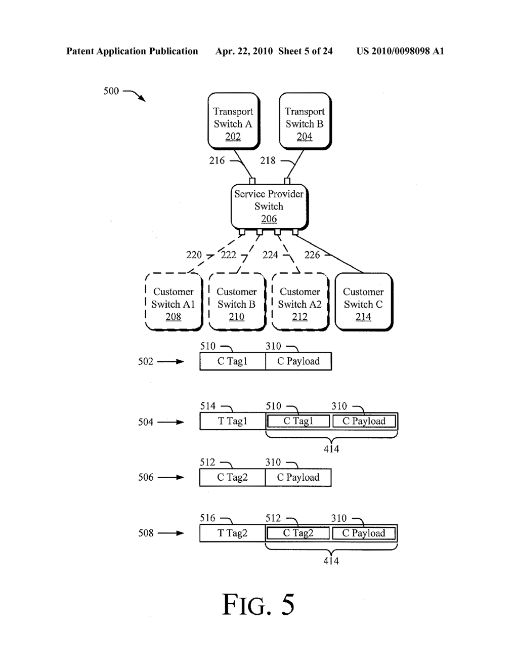 Virtual Switching Using a Provisional Identifier to Conceal a User Identifier - diagram, schematic, and image 06