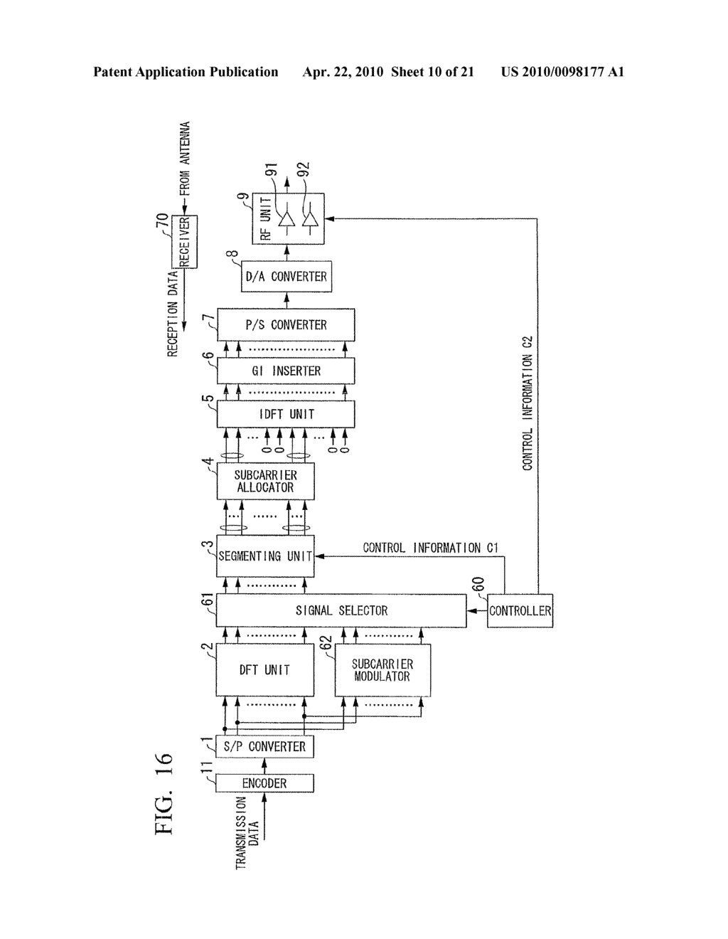 RADIO TRANSMISSION DEVICE, CONTROL DEVICE, RADIO COMMUNICATION SYSTEM, AND COMMUNICATION METHOD - diagram, schematic, and image 11