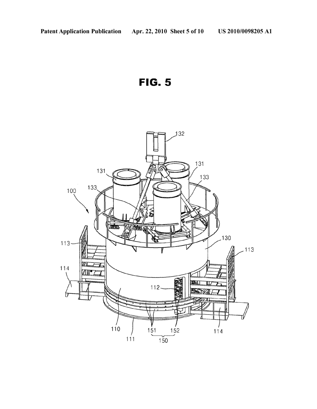 MODULAR REACTOR HEAD AREA ASSEMBLY - diagram, schematic, and image 06