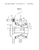 HUB BEARING UNIT PROVIDED WITH MULTIPLE ROWS OF ROLLING ELEMENTS diagram and image