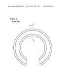 SUPPORT FOR A SEMICONDUCTOR WAFER IN A HIGH TEMPERATURE ENVIRONMENT diagram and image