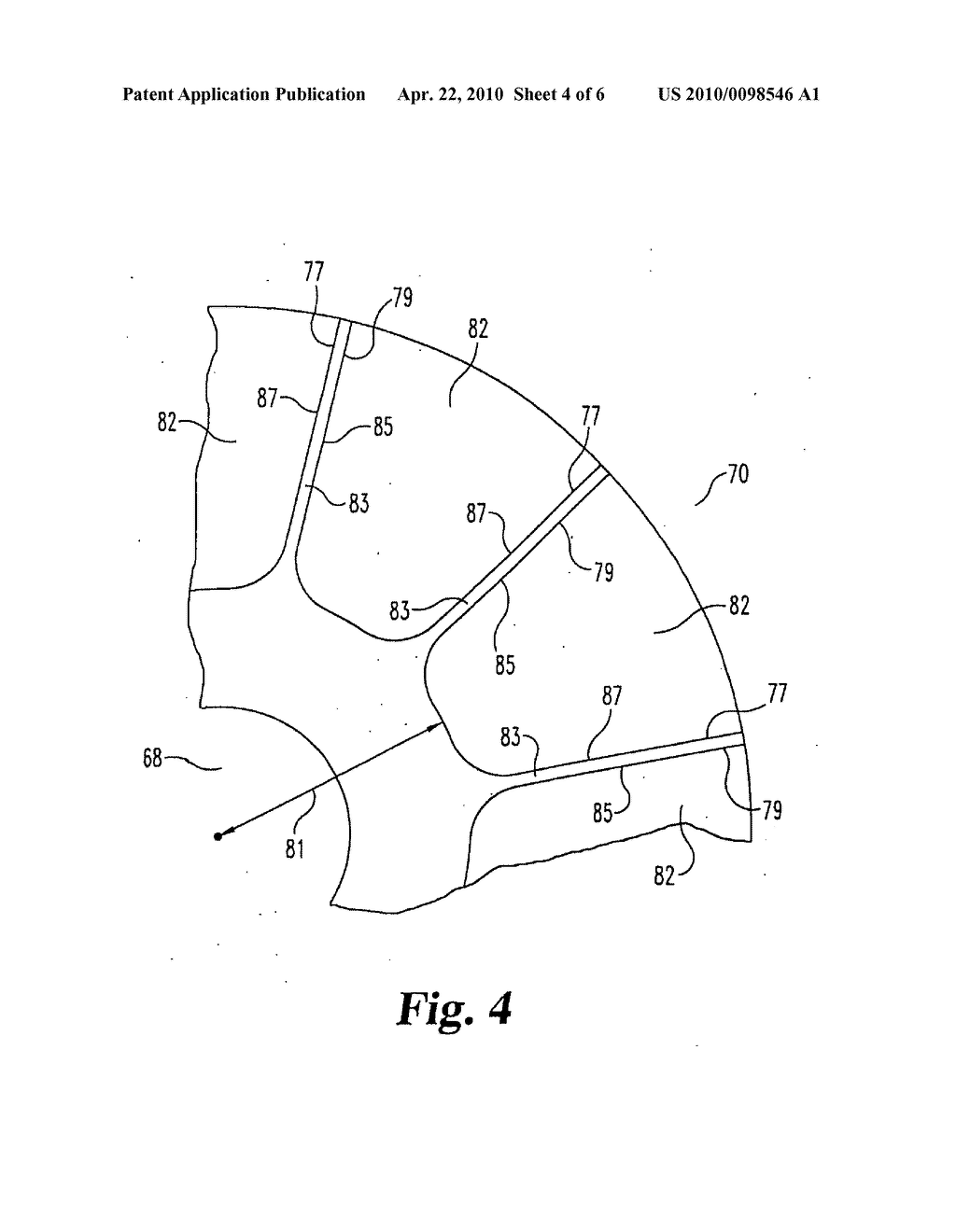 Gas turbine engine centrifugal impeller - diagram, schematic, and image 05