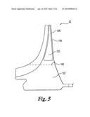 Gas turbine engine centrifugal impeller diagram and image