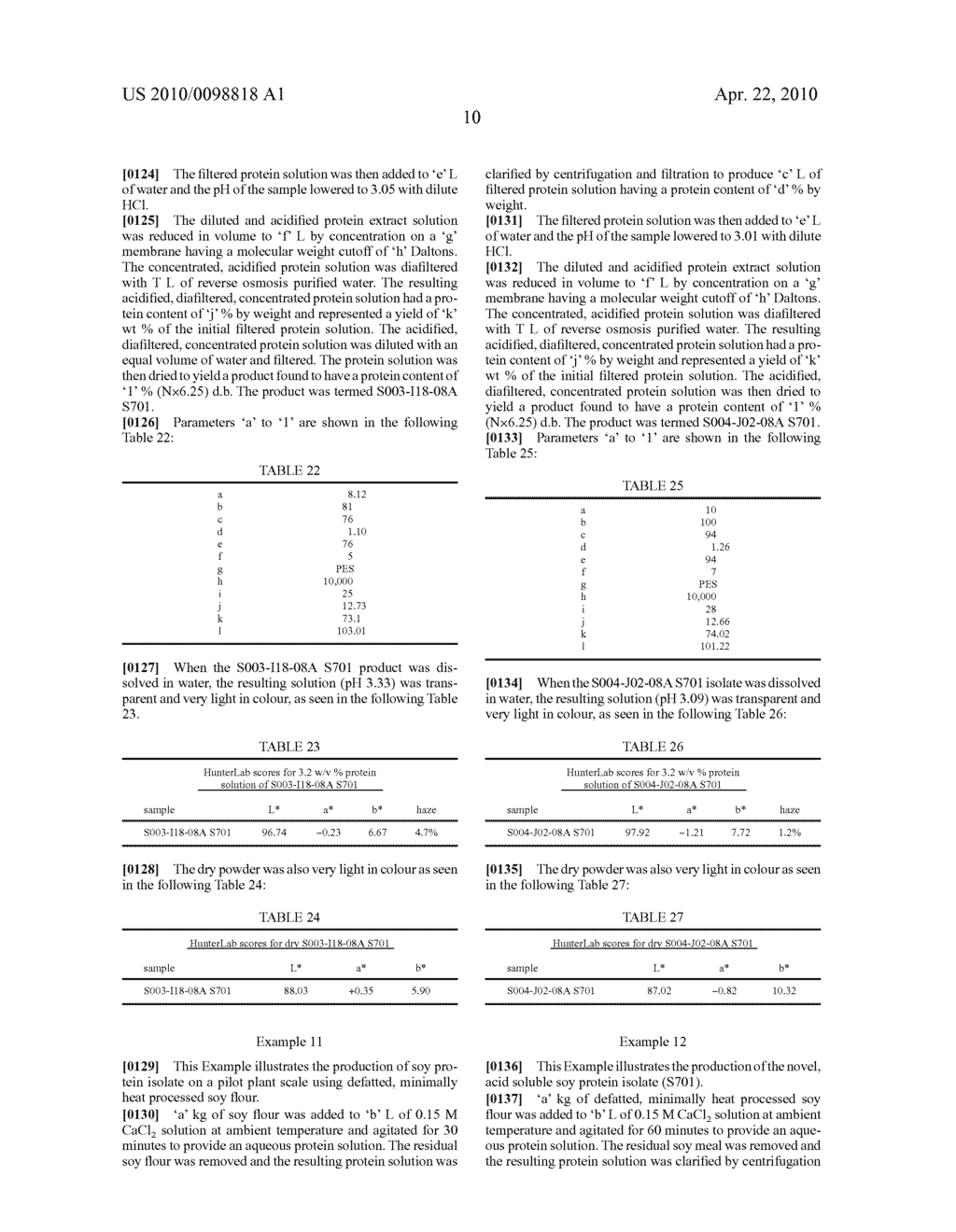 Production of Soluble Protein Solutions from Soy (