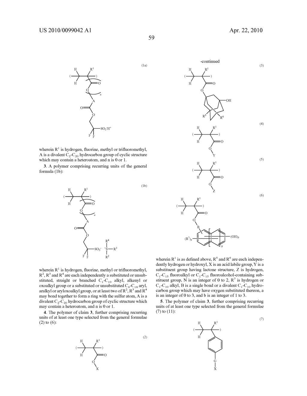 POLYMERIZABLE ANION-CONTAINING SULFONIUM SALT AND POLYMER, RESIST COMPOSITION, AND PATTERNING PROCESS - diagram, schematic, and image 66