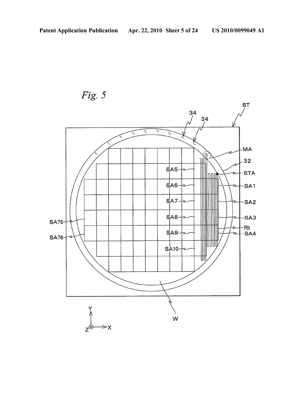 PATTERN FORMING METHOD AND APPARATUS, EXPOSURE METHOD AND APPARATUS, AND DEVICE MANUFACTURING METHOD AND DEVICE - diagram, schematic, and image 06