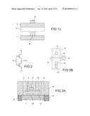 METHOD FOR PRODUCING STACKED AND SELF-ALIGNED COMPONENTS ON A SUBSTRATE diagram and image