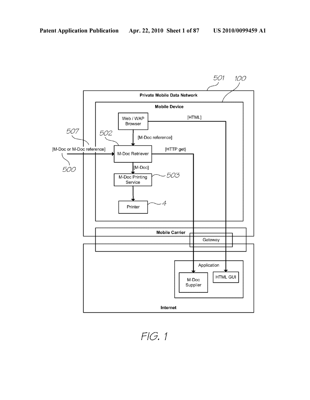 Mobile Telephone For Printing A Business Card - diagram, schematic, and image 02