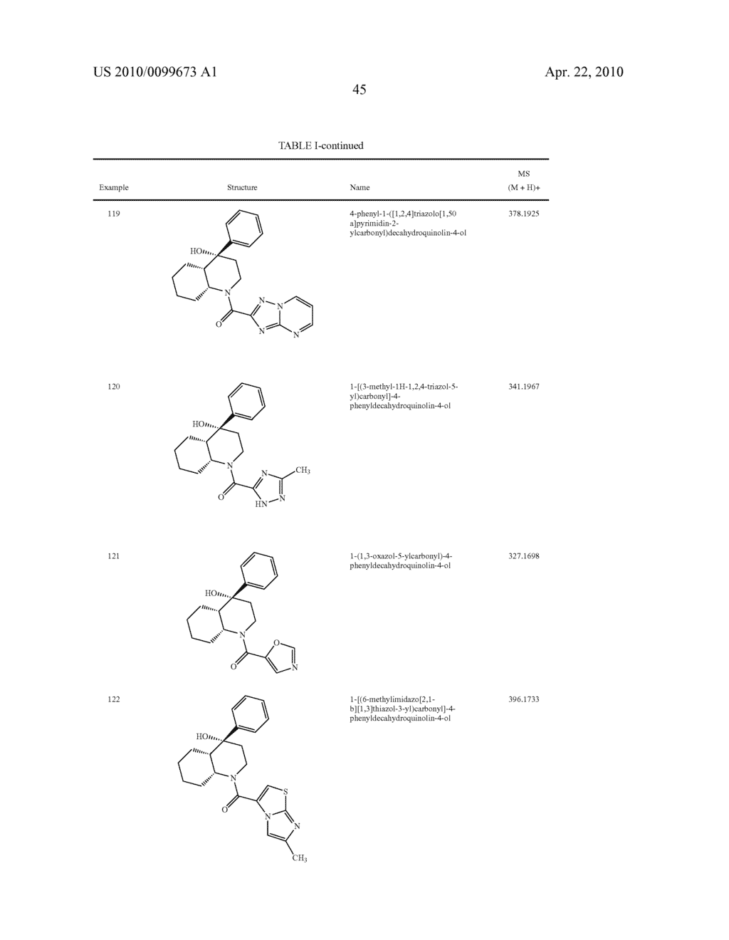 DECAHYDROQUINOLINE ANALOGS AS CB2 RECEPTOR MODULATORS, USEFUL IN THE TREATMENT OF PAIN, RESPIRATORY AND NON-RESPIRATORY DISEASES - diagram, schematic, and image 46