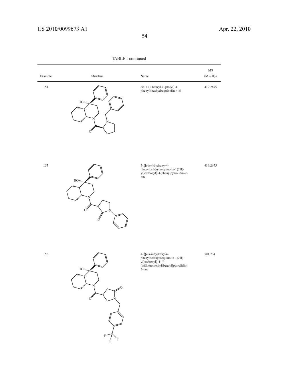 DECAHYDROQUINOLINE ANALOGS AS CB2 RECEPTOR MODULATORS, USEFUL IN THE TREATMENT OF PAIN, RESPIRATORY AND NON-RESPIRATORY DISEASES - diagram, schematic, and image 55