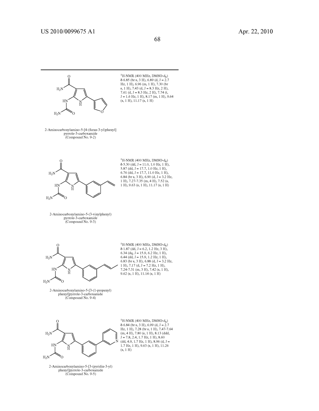 NOVEL PYRROLE DERIVATIVE HAVING UREIDO GROUP AND AMINOCARBONYL GROUP AS SUBSTITUENTS - diagram, schematic, and image 69