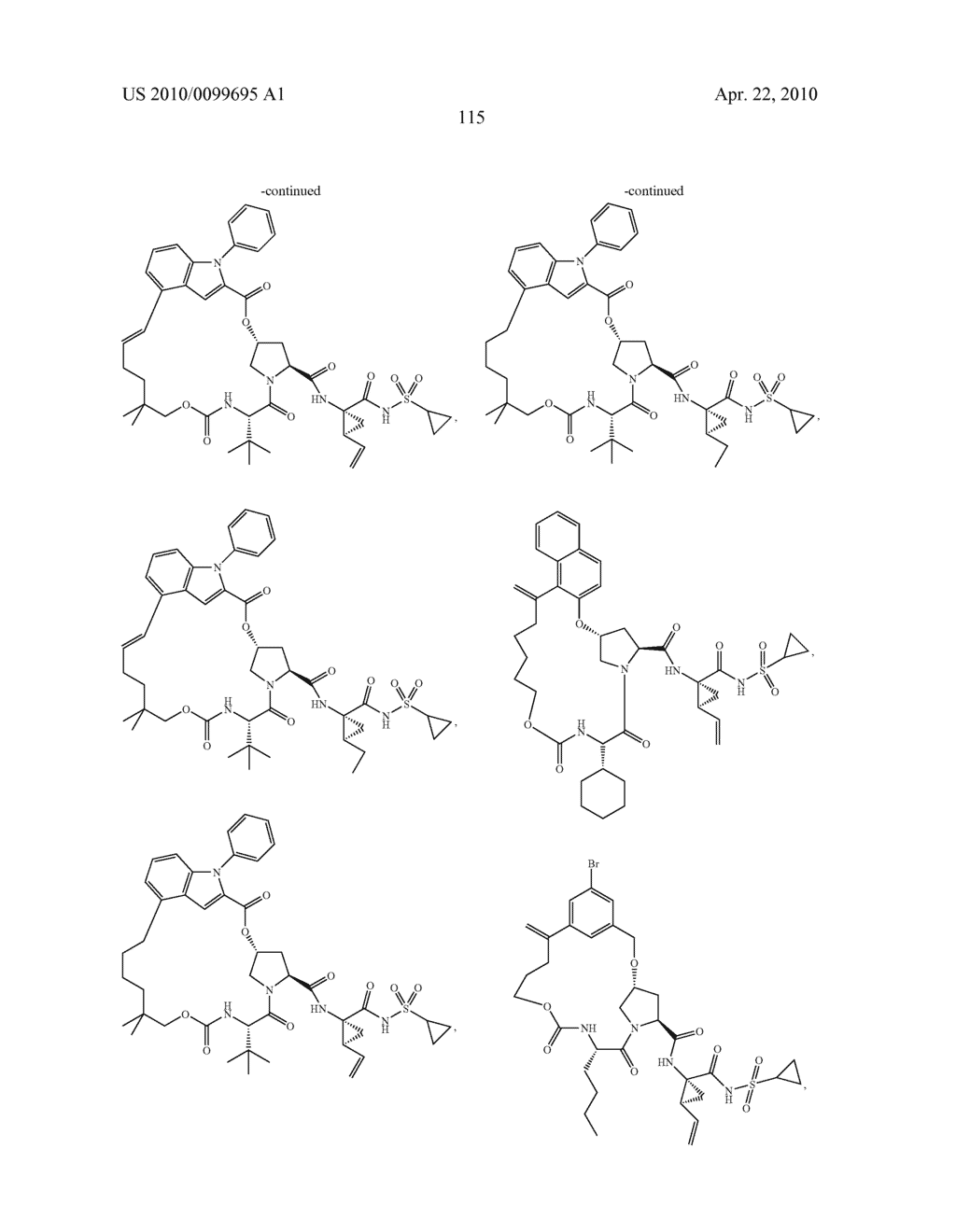 HCV NS3 Protease Inhibitors - diagram, schematic, and image 116