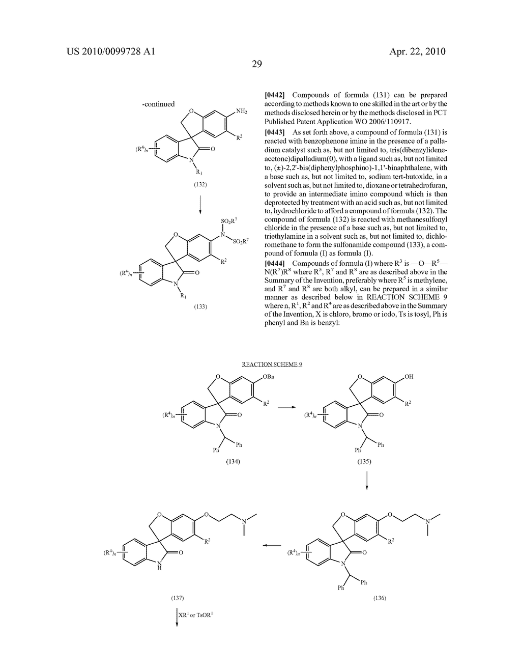 SPIRO-OXINDOLE COMPOUNDS AND THEIR USE AS THERAPEUTIC AGENTS - diagram, schematic, and image 30