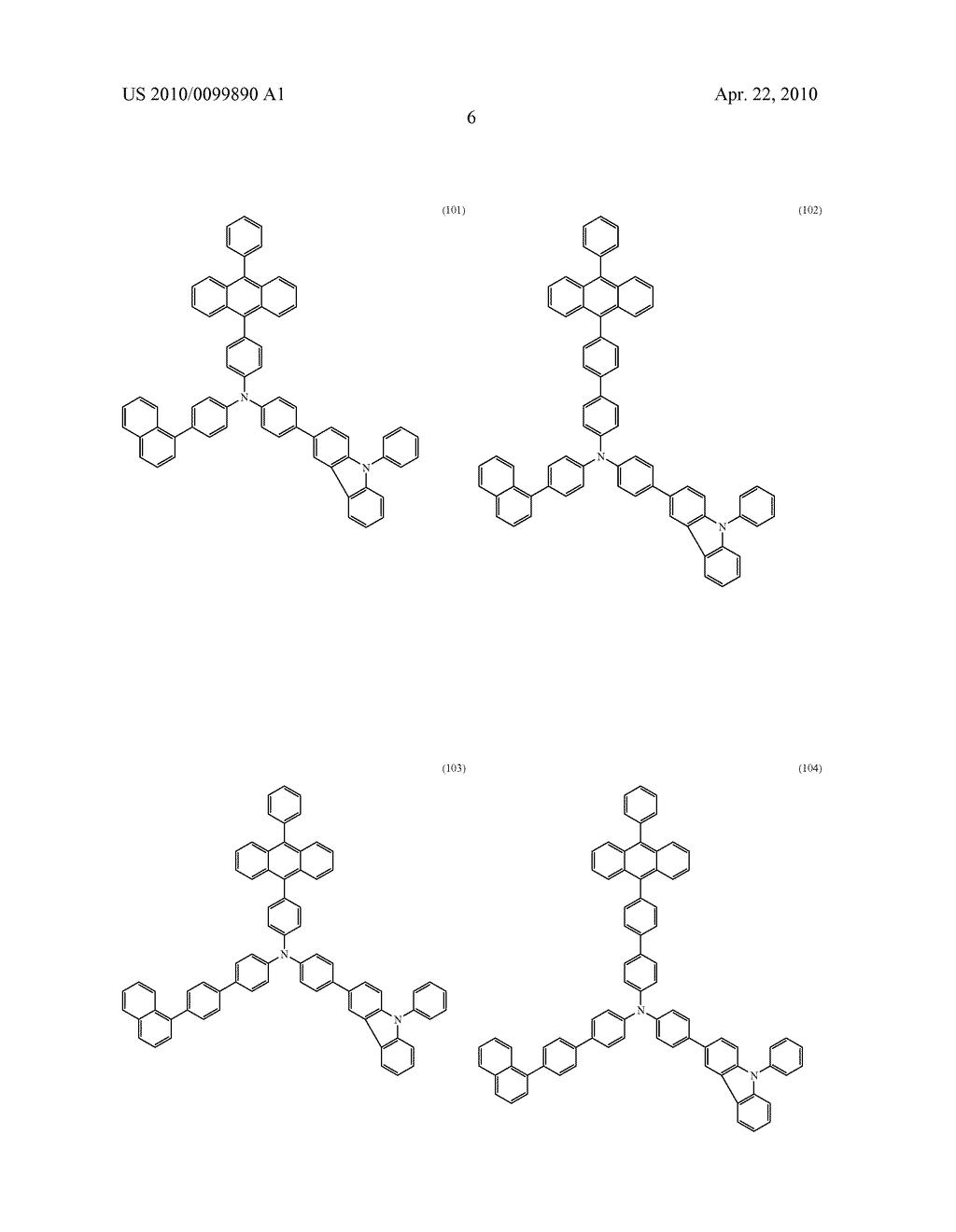 ANTHRACENE DERIVATIVE AND LIGHT-EMITTING DEVICES, ELECTRONIC DEVICES, AND LIGHTING DEVICE USING THE ANTHRACENE DERIVATIVE - diagram, schematic, and image 37